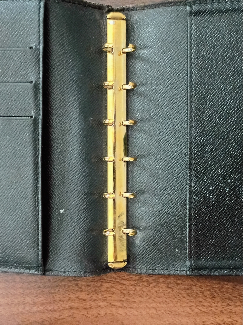 Louis Vuitton Agenda PM Noir Epi Leather | 6-Ring Planner. - Picture 7 of 9